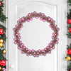 Vidaxl kerstbal guirlande roze 186 cm polystyreen