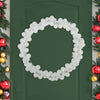 Vidaxl kerstbal guirlande wit 186 cm polystyreen
