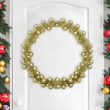 Vidaxl kerstbal guirlande led's goud 186 cm polystyreen - afbeelding 3