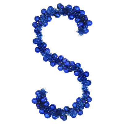 Vidaxl kerstbal guirlande led's blauw 186 cm polystyreen