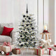 Vidaxl kerstbal set met 150 led 61 pcs zwart kunststof