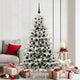 Vidaxl kerstbal set met 300 led 120 pcs zwart kunststof