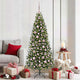 Vidaxl kerstbal set met 300 led 120 pcs roze kunststof