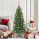 Vidaxl kerstbal set met 150 led 61 pcs multikleur kunststof