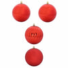 Vidaxl kerstbal set xxl 4 pcs rood kunststof