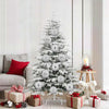 Vidaxl kerstbal set xl 9 pcs zilver kunststof