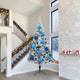 Vidaxl kerstbal set xxl 3 pcs blauw kunststof