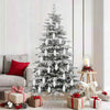 Vidaxl kerstdennenappeltje 40 pcs zilver kunststof