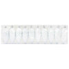 Vidaxl kerstdennenappeltje 40 pcs wit kunststof