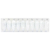 Vidaxl kerstboomdecoratie 40 st wit 4 x 9 cm kunststof - afbeelding 3