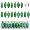 Vidaxl kerstdennenappeltje 40 pcs groen kunststof