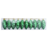 Vidaxl kerstboomdecoratie 40 st groen 4 x 9 cm kunststof - afbeelding 3