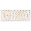 Vidaxl kerst spiralvorm bal 40 pcs champagne kunststof