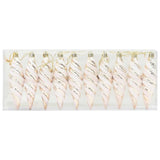 Vidaxl kerst spiralvorm bal 40 st champagne 3 x 11 cm kunststof - afbeelding 3