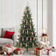 Vidaxl kerst spiralvorm bal 40 pcs rood kunststof