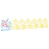 Vidaxl kerstversiering multikleur 69 x 79 cm pvc