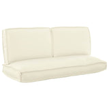 Vidaxl kussen set oxford stof crème 120 x 50 x 52 cm - afbeelding 2