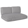 Vidaxl kussen set 3 pcs grijs oxford stof
