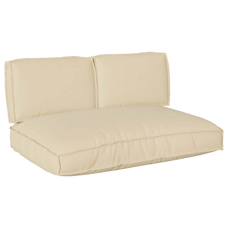 Vidaxl kussen set 3 pcs beige oxford stof