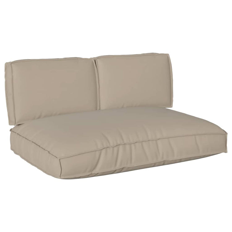 Vidaxl kussen set 3 pcs taupe oxford stof