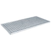Vidaxl rooster zilver 80 x 40 x 2 cm warmgedipt gegalvaniseerd staal