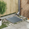 Vidaxl rooster zilver 50 x 50 x 2 cm warmgedipt gegalvaniseerd staal