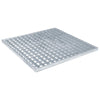 Vidaxl rooster zilver 50 x 50 x 2 cm warmgedipt gegalvaniseerd staal