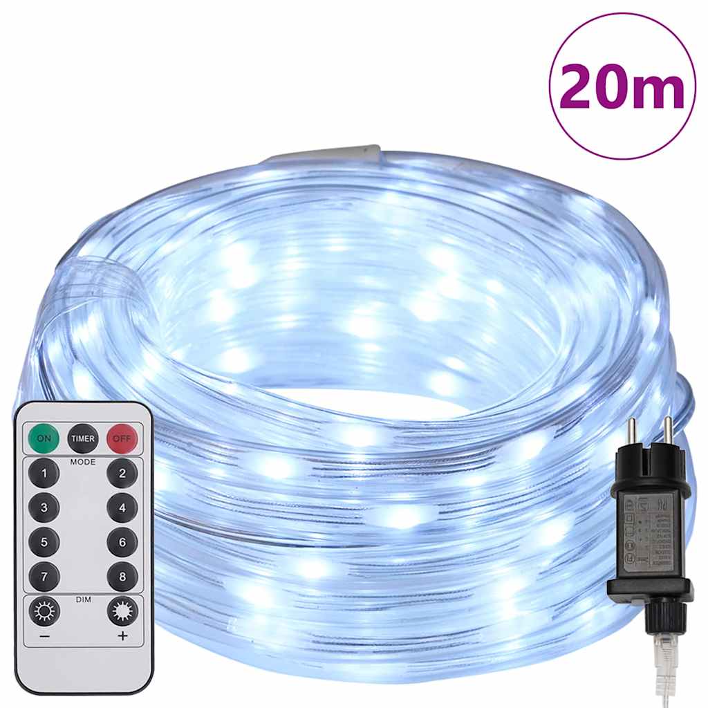 Vidaxl touwenlicht met 480 led koud wit 20 m pvc