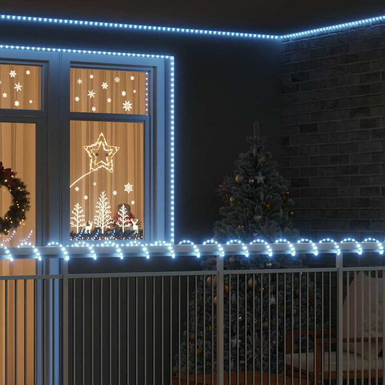 Vidaxl touwenlicht met 1200 led koud wit 50 m pvc