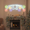 Vidaxl kerstster met 432 led multikleur 182 x 58 cm pvc