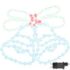 Vidaxl kerstbel met 144 led multikleur 57 x 47,5 cm pvc