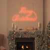 Vidaxl kerstbord met 216 led rood 99 x 55 x 13 cm ijzer