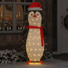 Vidaxl sneeuw pinguïn figuur met 600 led warmwit 78 x 178 cm stof