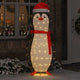 Vidaxl sneeuw pinguïn figuur met 600 led warmwit 78 x 178 cm stof