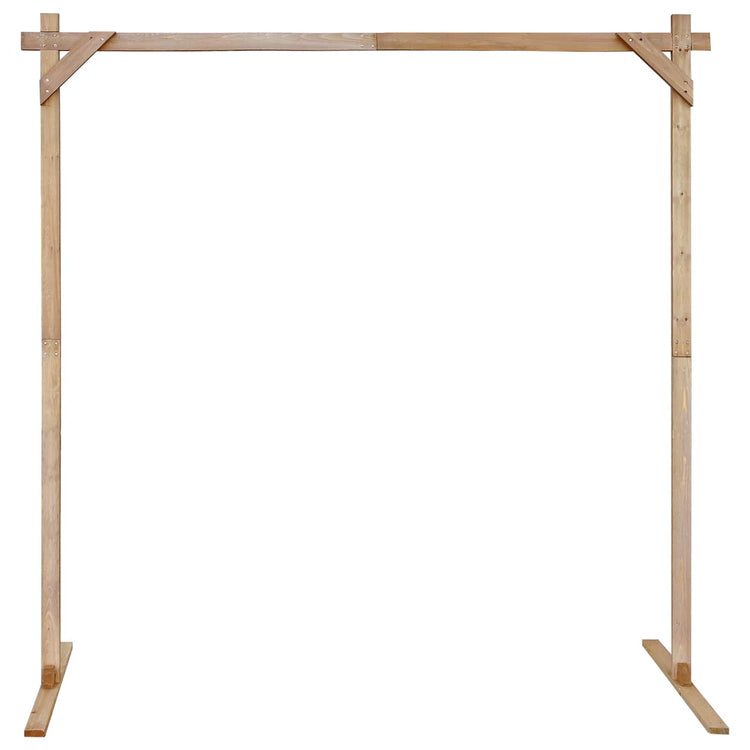 Vidaxl trouwrand licht bruin 225 x 95 x 226 cm massief grenenhout
