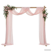 Vidaxl trouwrand licht bruin 225 x 95 x 226 cm massief grenenhout - afbeelding 3