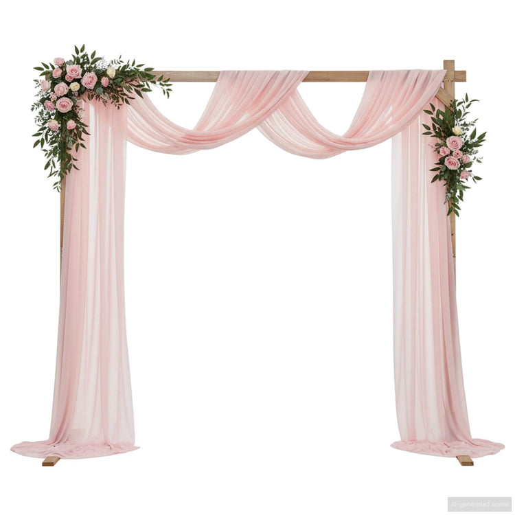 Vidaxl trouwrand licht bruin 225 x 95 x 226 cm massief grenenhout