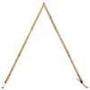 Vidaxl trouwrand licht bruin 202 x 95 x 254 cm massief vurenhout