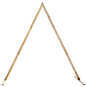 Vidaxl trouwrand licht bruin 202 x 95 x 254 cm massief grenenhout - afbeelding 2