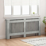 Vidaxl radiatorafdekking betongrijs 172 x 19 x 81,5 cm bewerkt hout - afbeelding 3