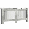Vidaxl radiatorafdekking beton grijs 172 x 19 x 81,5 cm bewerkt hout
