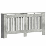 Vidaxl radiatorafdekking betongrijs 172 x 19 x 81,5 cm bewerkt hout - afbeelding 2