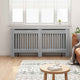 Vidaxl radiatorafdekking grijs sonoma 172 x 19 x 81,5 cm bewerkt hout