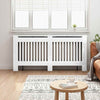 Vidaxl radiatorafdekking hoogglans wit 172 x 19 x 81,5 cm bewerkt hout