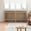 Vidaxl radiatorafdekking artisan eiken 172 x 19 x 81,5 cm bewerkt hout