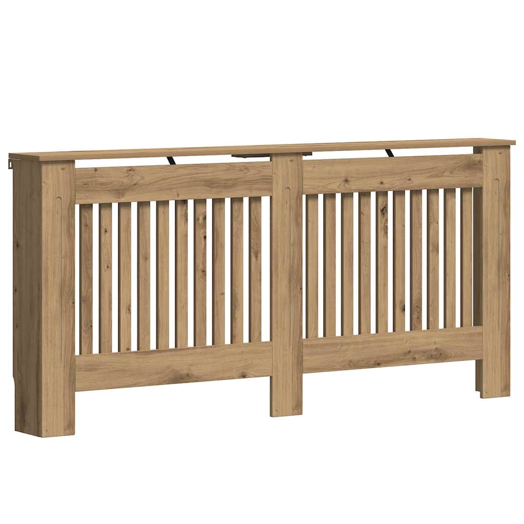 Vidaxl radiatorafdekking artisanaal eiken 172 x 19 x 81,5 cm