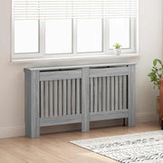 Vidaxl radiatorafdekking grijs sonoma 152 x 19 x 81,5 cm bewerkt hout - afbeelding 3