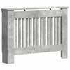 Vidaxl radiatorafdekking beton grijs 112 x 19 x 81,5 cm bewerkt hout