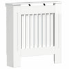Vidaxl radiatorafdekking hoogglans wit 112 x 19 x 81,5 cm bewerkt hout