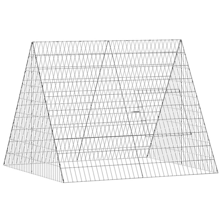 Vidaxl konijnenkooi zilver 110 x 100 x 85 cm gegalvaniseerd staal